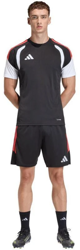 Vyriški adidas Tiro 26 League treniruočių šortai Juodi ir Raudoni JY9716