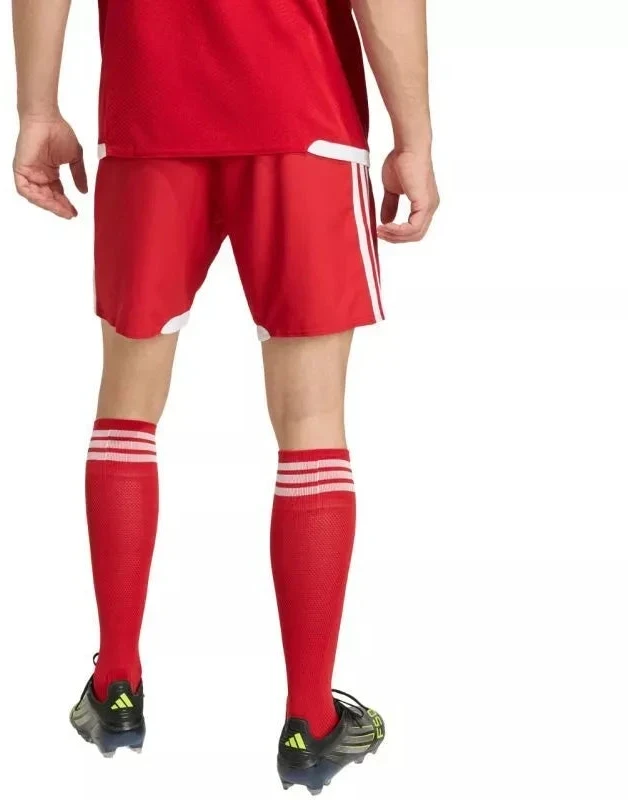 Vyriški adidas Tiro 26 varžybiniai šortai, raudoni ir balti, KA6179