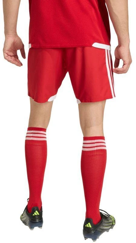 Vyriški adidas Tiro 26 varžybiniai šortai, raudoni ir balti, KA6179