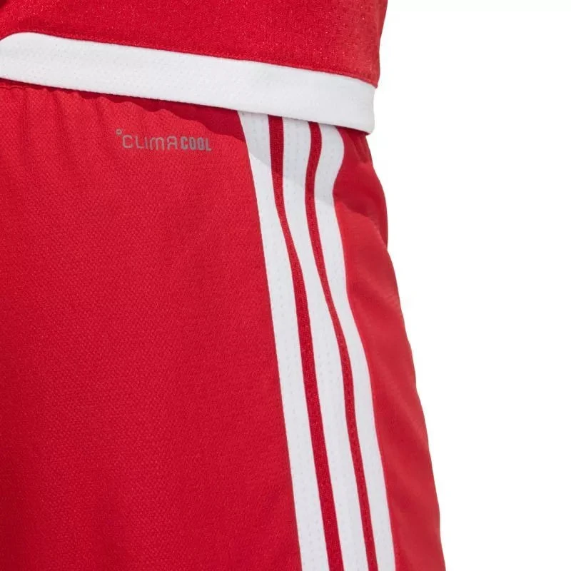 Vyriški adidas Tiro 26 varžybiniai šortai, raudoni ir balti, KA6179