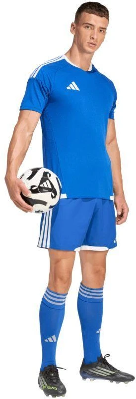 Vyriški adidas Tiro 26 varžybų marškinėliai mėlynai balti KA6172