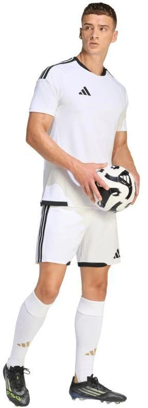 Vyriški adidas Tiro 26 varžybų marškinėliai, balti ir juodi KA6167