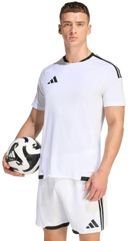 Vyriški adidas Tiro 26 varžybų marškinėliai, balti ir juodi KA6167