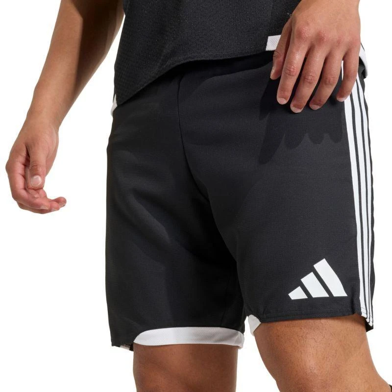 Vyriški adidas Tiro 26 varžybų šortai, juodos ir baltos spalvos, KA6181