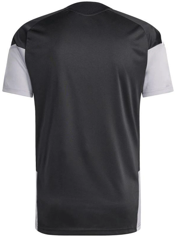 Vyriški adidas Tiro 26 varžybų treniruočių marškinėliai, juodi, pilki ir balti JX4254