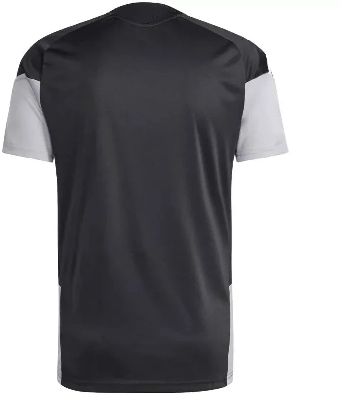Vyriški adidas Tiro 26 varžybų treniruočių marškinėliai, juodi, pilki ir balti JX4254