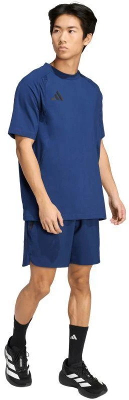 Vyriški adidas Tiro Travel Woven tamsiai mėlyni šortai KE8370