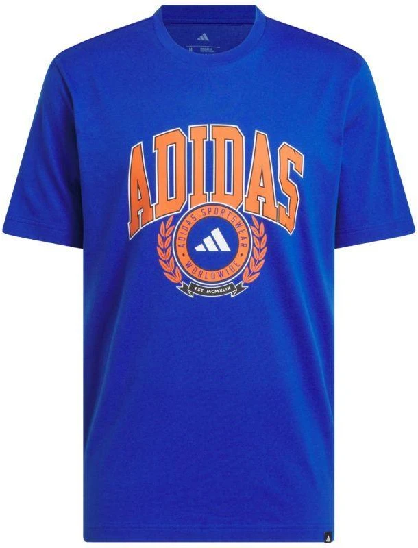 Vyriški adidas Varsity Crest marškinėliai mėlyni JN2515