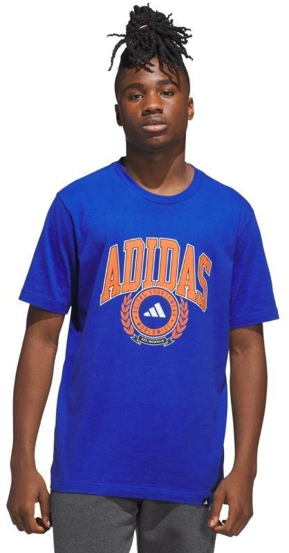 Vyriški adidas Varsity Crest marškinėliai mėlyni JN2515