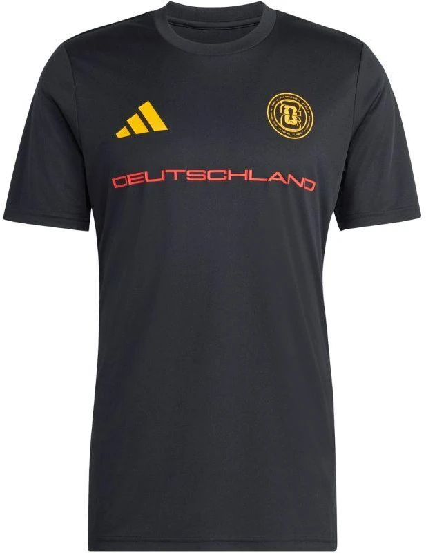 Vyriški adidas Vokietijos rinktinės 26-ojo numerio marškinėliai, juodi, KH2305