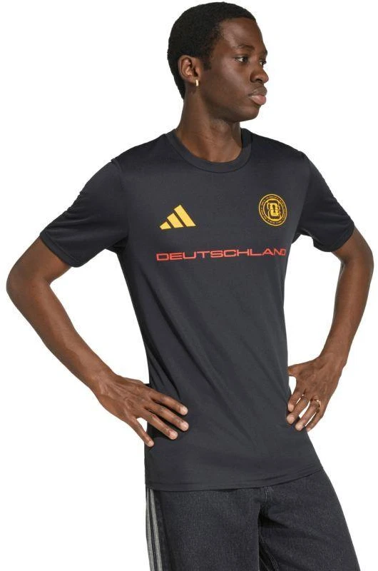 Vyriški adidas Vokietijos rinktinės 26-ojo numerio marškinėliai, juodi, KH2305
