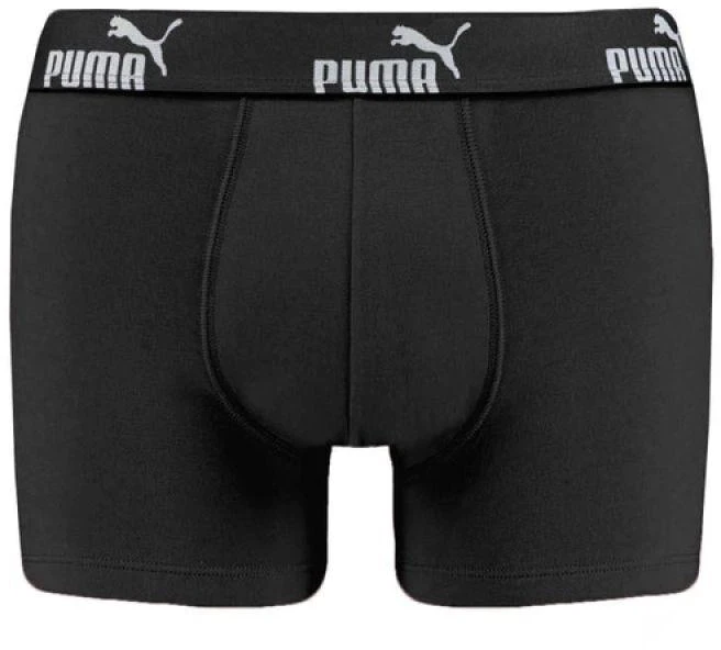Vyriški apatiniai šortai "Puma", 3 vnt. pakuotė, juodi, pilki, patogūs, medvilniniai
