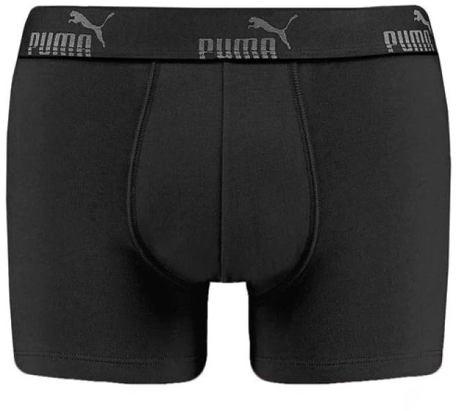 Vyriški apatiniai šortai "Puma", 3 vnt. pakuotė, juodi, pilki, patogūs, medvilniniai