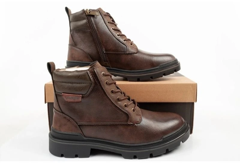 Vyriški auliniai batai Wrangler Nevada Men High, rudi