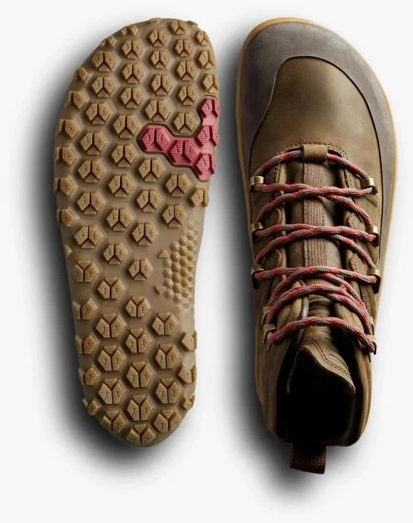 Vyriški barefoot tipo batai Vivobarefoot Tracker Leather AT, rudi
