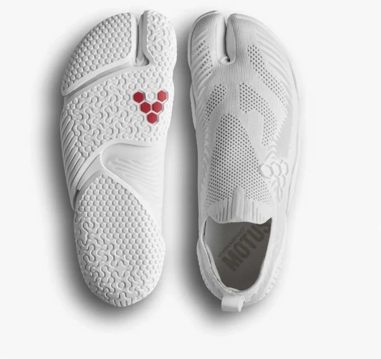 Vyriški barefoot tipo batai Vivobarefoot Motus Flex Tabi, balti