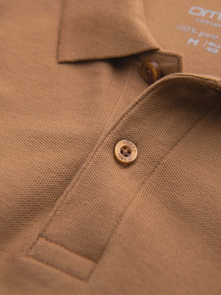 Vyriški BASIC vienspalviai pmarškinėliai - rudi
