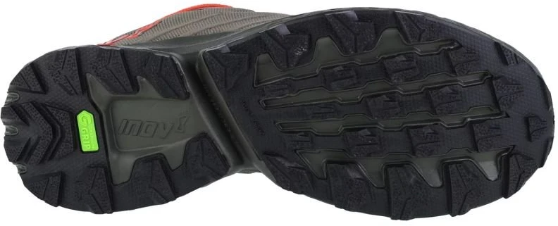 Inov-8 RocFly G 350 vyriški alyvuogių-oranžiniai batai.