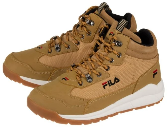 Vyriški batai su pailgintu aulu Fila Alpha Mid, rudi