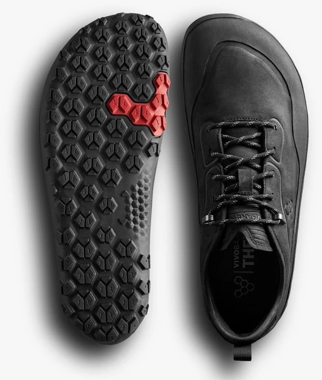 Vyriški batai Vivobarefoot Tracker Leather, juodi