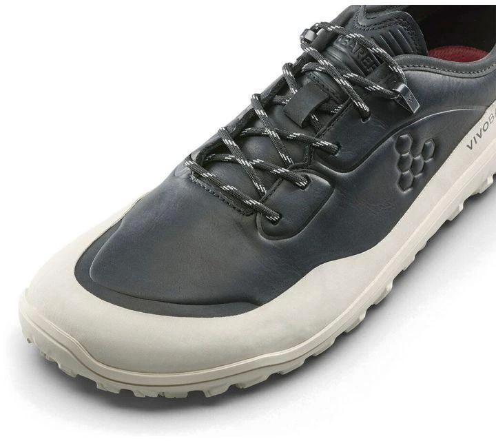 Vyriški batai Vivobarefoot TRACKER LEATHER AT LOW OBSIDIAN/Baltas (309534-04)