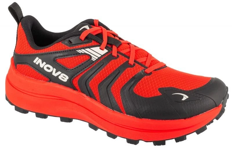 Vyriški bėgimo bekele bateliai Inov-8 TrailTalon Max, raudoni