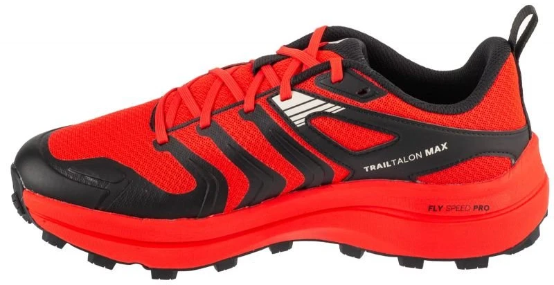 Vyriški bėgimo bekele bateliai Inov-8 TrailTalon Max, raudoni