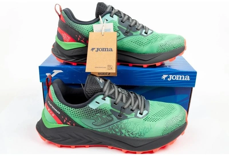 Vyriški bėgimo bekele bateliai su amortizacija Joma Tundra, žali