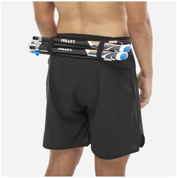 Vyriški bėgimo bekele šortai Millet Intense Pro Light, juodi