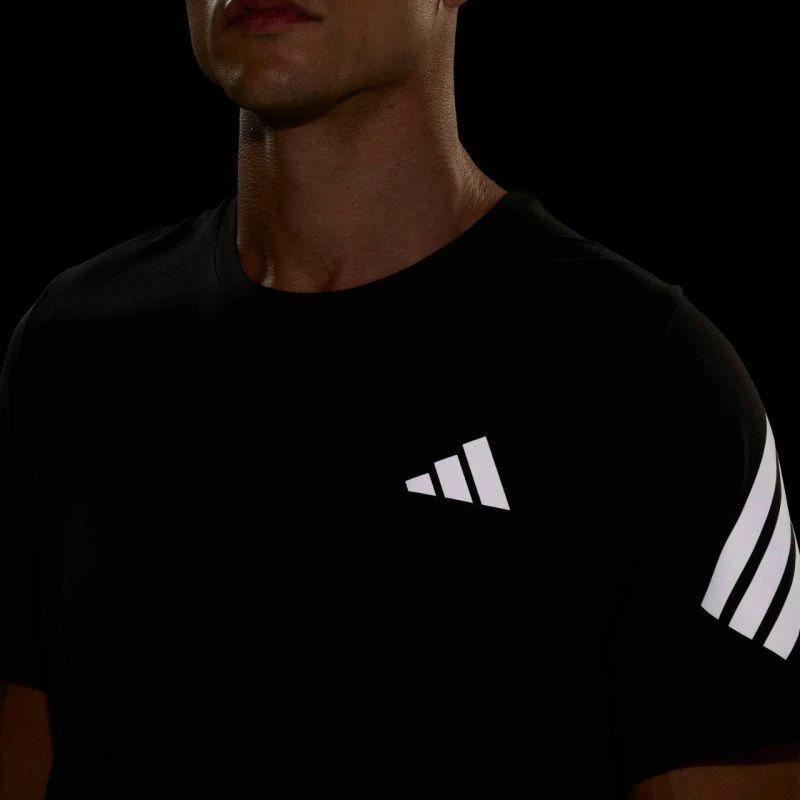 Vyriški bėgimo marškinėliai adidas ADI365 Running Climacool Iconic, juodi, JZ7694