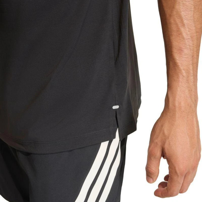 Vyriški bėgimo marškinėliai adidas ADI365 Running Climacool Iconic, juodi, JZ7694