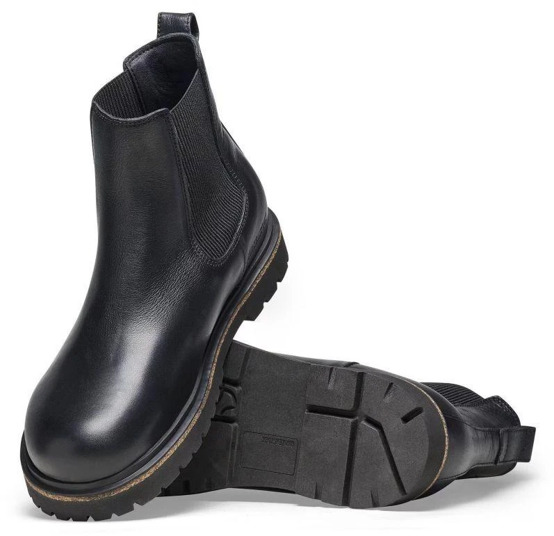 Vyriški Birkenstock Highwood Slip On M LENA juodi Chelsea aulinukai iš natūralios odos (1025764)