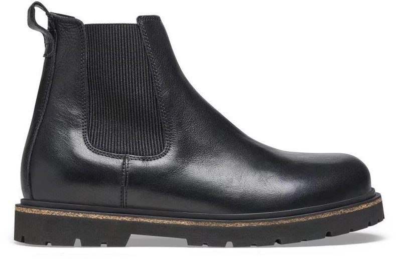 Vyriški Birkenstock Highwood Slip On M LENA juodi Chelsea aulinukai iš natūralios odos (1025764)