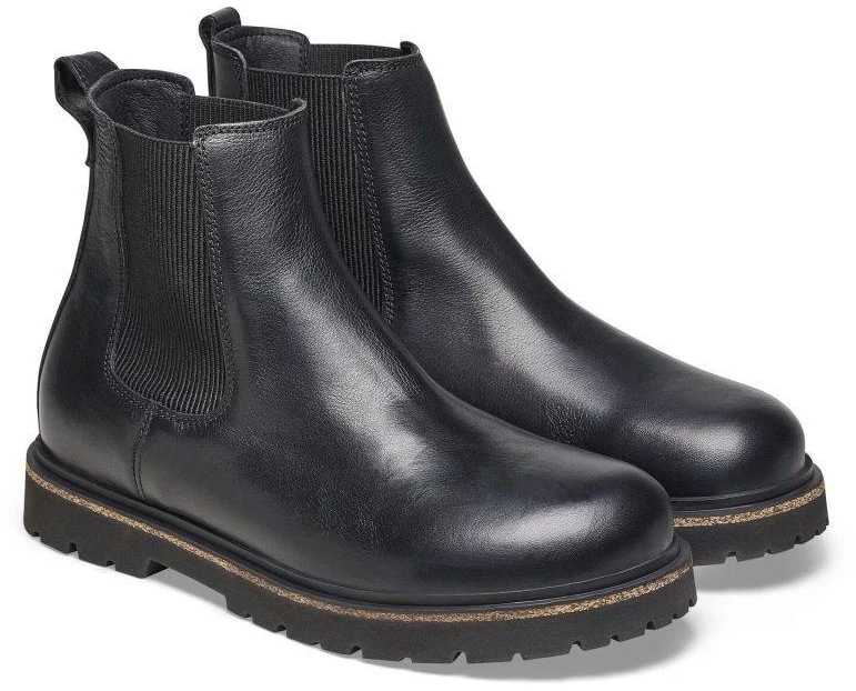 Vyriški Birkenstock Highwood Slip On M LENA juodi Chelsea aulinukai iš natūralios odos (1025764)