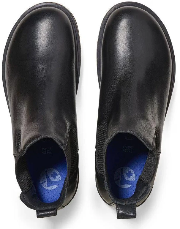 Vyriški Birkenstock Highwood Slip On M LENA juodi Chelsea aulinukai iš natūralios odos (1025764)