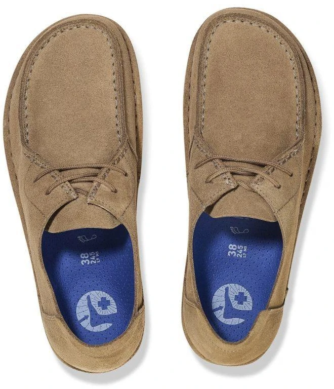 Vyriški Birkenstock mokasinai UTTI LACE 1027274 GRAY TAUPE (Standartinis plotis)