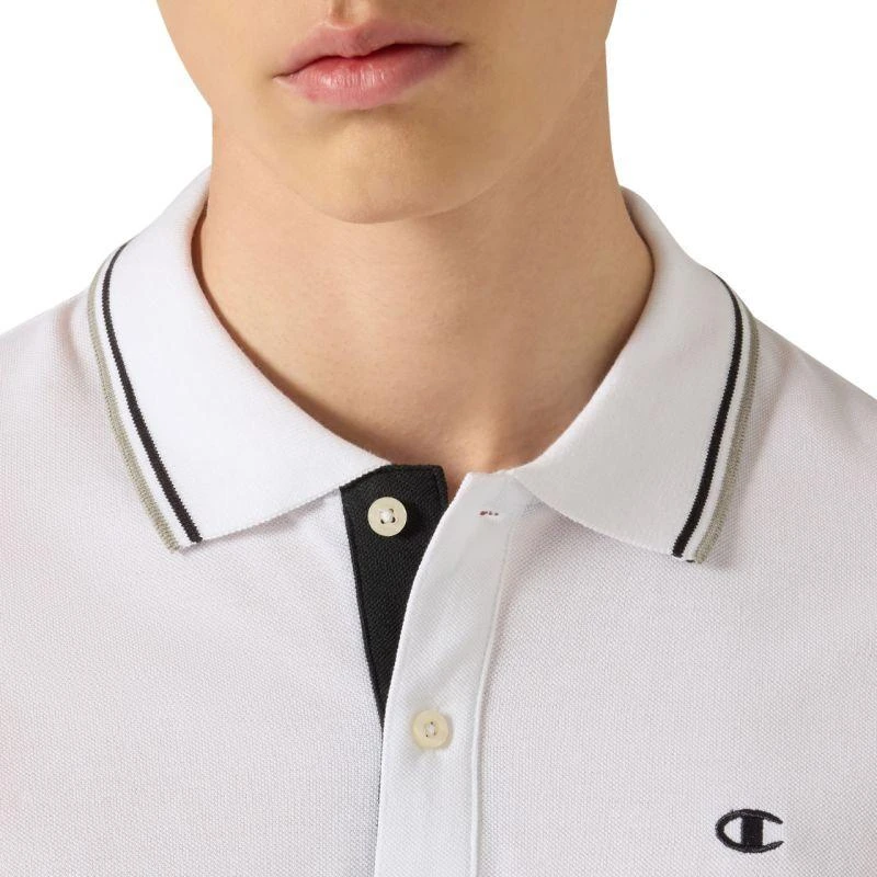 Vyriški „Champion“ polo marškinėliai, balti, 220897 WW006