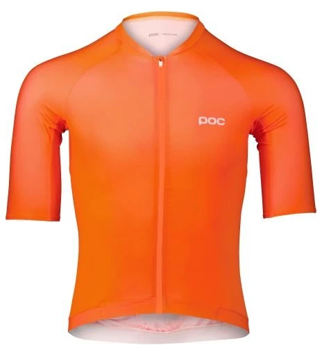 Vyriški dviratininko marškinėliai POC Pristine Jersey, oranžiniai