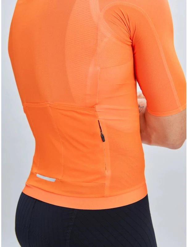 Vyriški dviratininko marškinėliai POC Pristine Jersey, oranžiniai