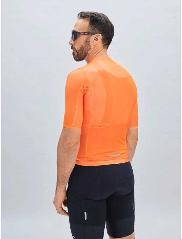 Vyriški dviratininko marškinėliai POC Pristine Jersey, oranžiniai