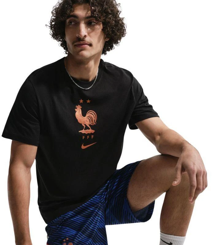 Vyriški futbolo marškinėliai Nike FFF, juodi, IH2181 010