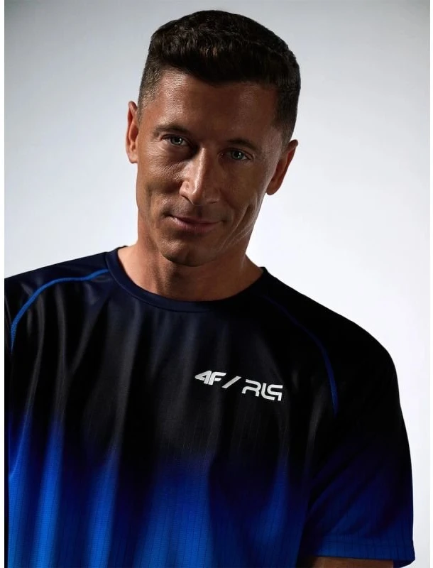 Vyriški greitai džiūstantys marškinėliai 4F x Robert Lewandowski