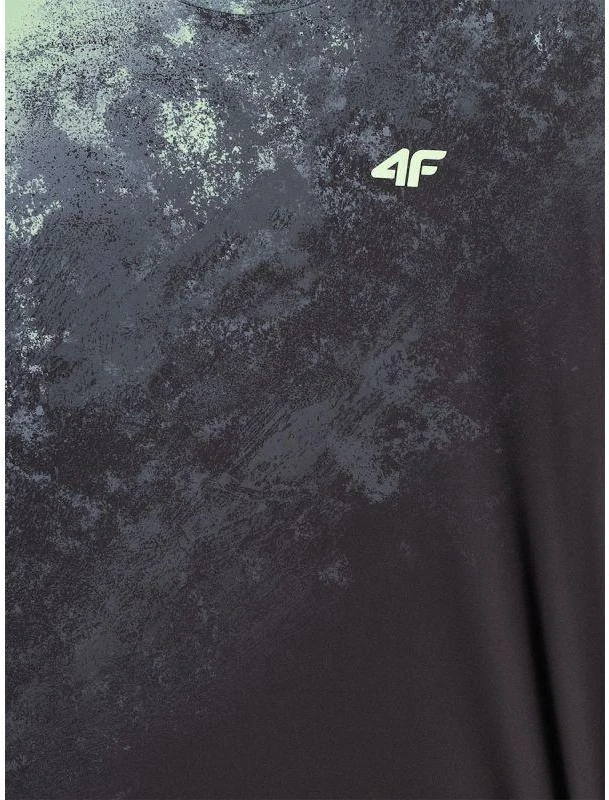 Vyriški greitai džiūstantys, standartinio kirpimo treniruočių marškinėliai 4F 4FRSS26TFTSM2288-72A