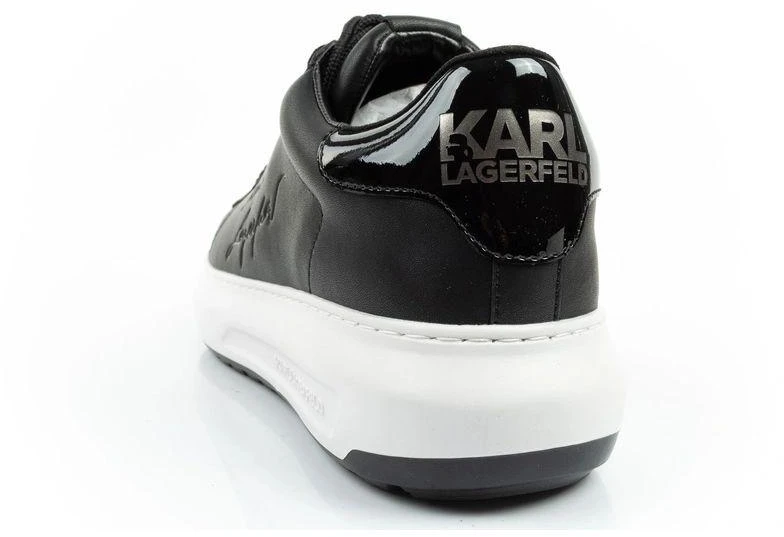 Vyriški kedai Kapri natūrali oda juodi Karl Lagerfeld