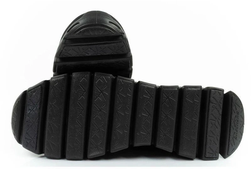 Vyriški kedai Skechers Glide-Step patogūs, lengvi, lengvai įsispiriami, juodi