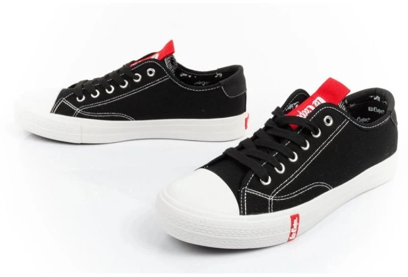 Vyriški laisvalaikio batai su raišteliais Lee Cooper, juodi