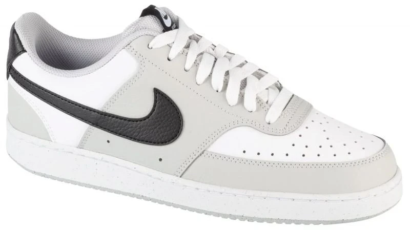 Vyriški laisvalaikio bateliai Nike Court Vision Low, balti ir pilki