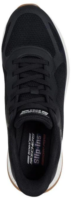 Vyriški laisvalaikio bateliai Skechers Bobs Squad 4, juodi, 118423 BLK