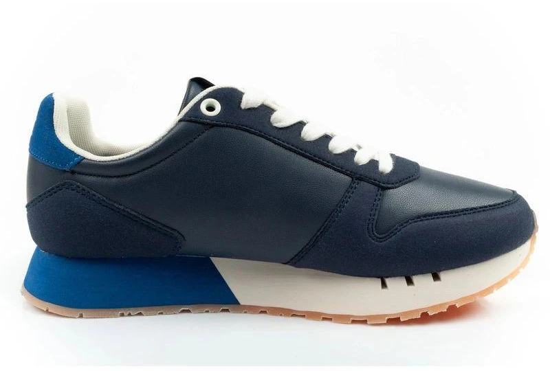 Vyriški laisvalaikio bateliai US Polo Assn, madingi ir patogūs, mėlyni