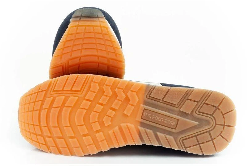 Vyriški laisvalaikio bateliai US Polo Assn, madingi ir patogūs, mėlyni